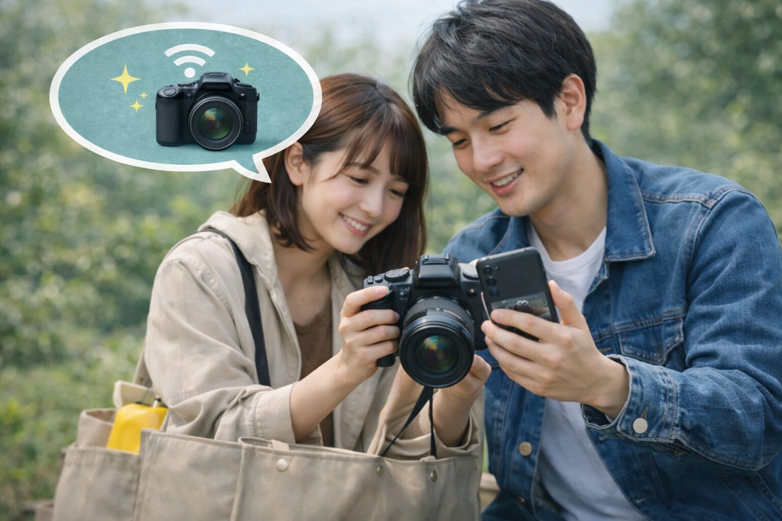 Wi-Fi搭載ならスマホへすぐ転送可能