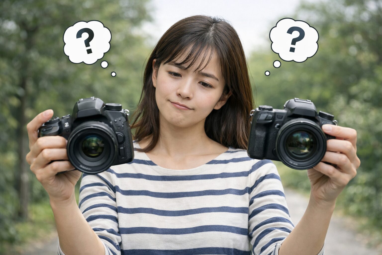 ミラーレスカメラと一眼レフカメラはどっちが初心者向きか