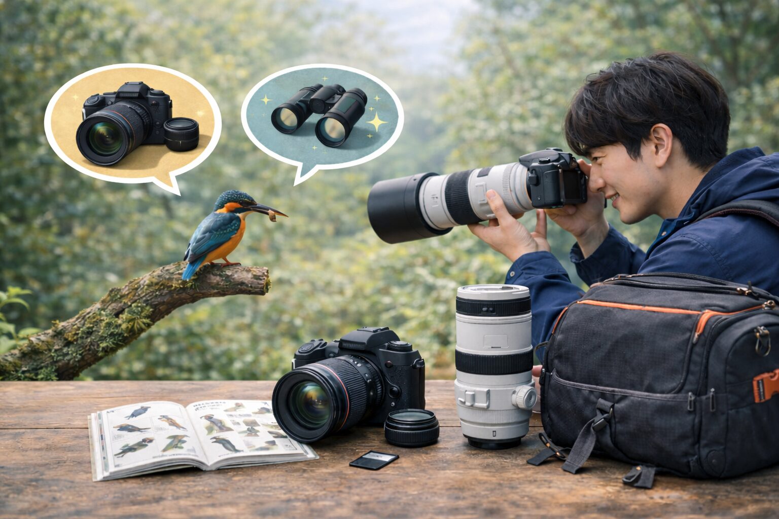 全部解決！野鳥撮影を始めたいカメラ初心者におすすめの機材とマナー