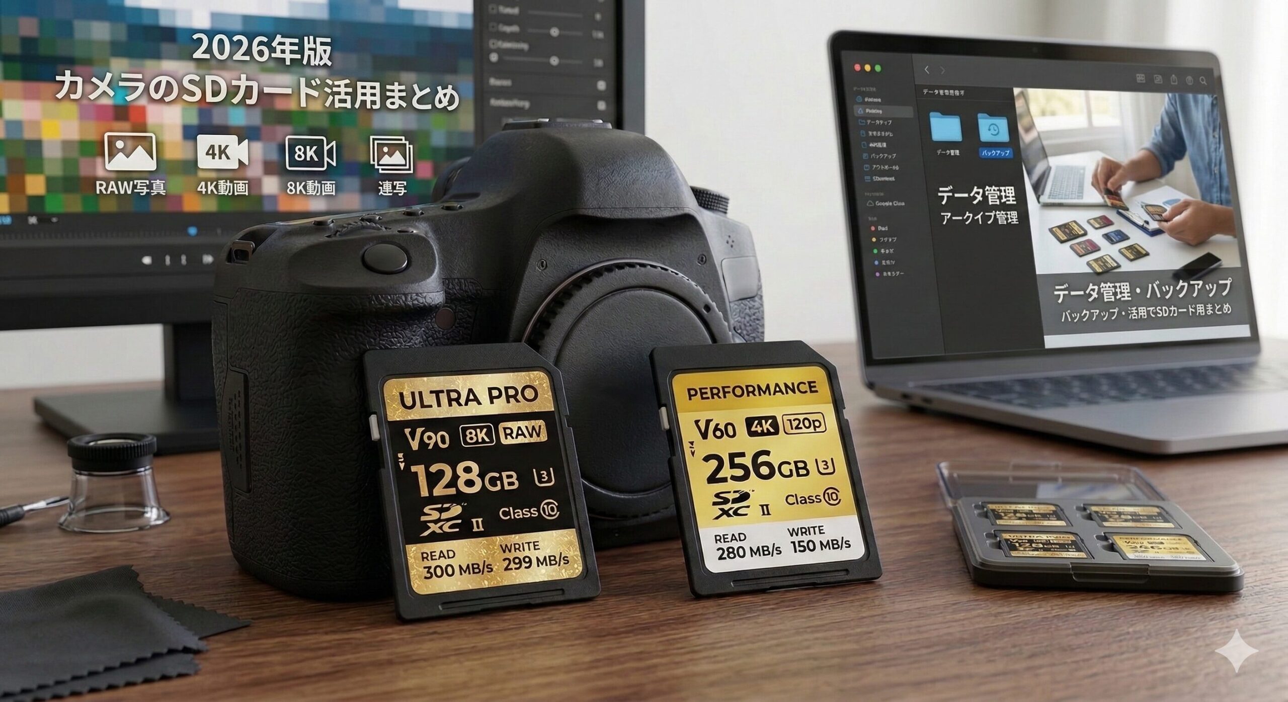 2026年版カメラのSDカード活用まとめ