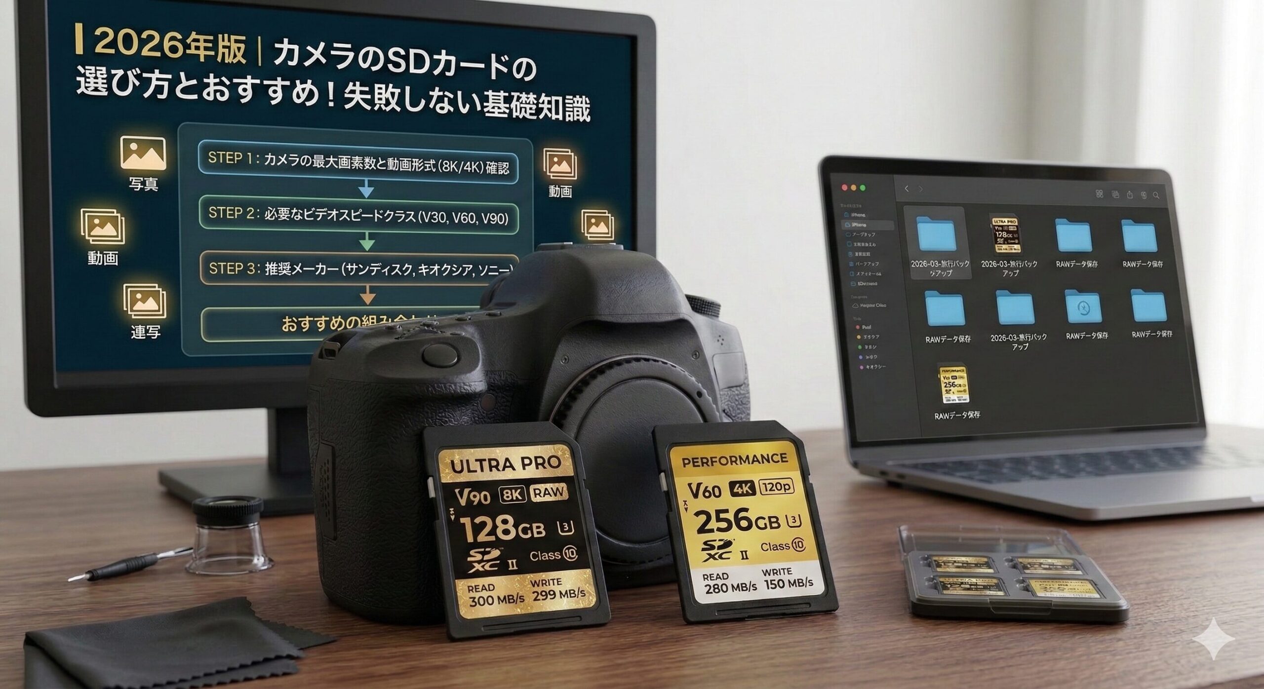 2026年版｜カメラのSDカードの選び方とおすすめ！失敗しない基礎知識